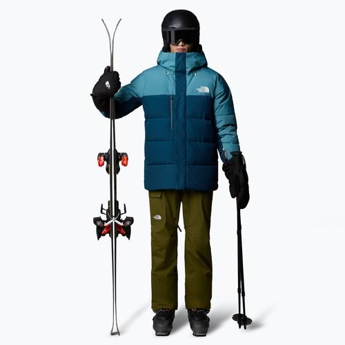 Pánská lyžařská bunda The North Face Corefire Down Windstopper Jacket midnight petrol/algae blue