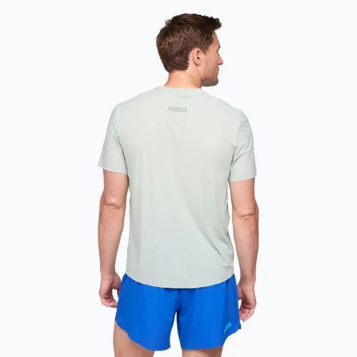 Pánské běžecké tričko HOKA Airolite Run aloe vera