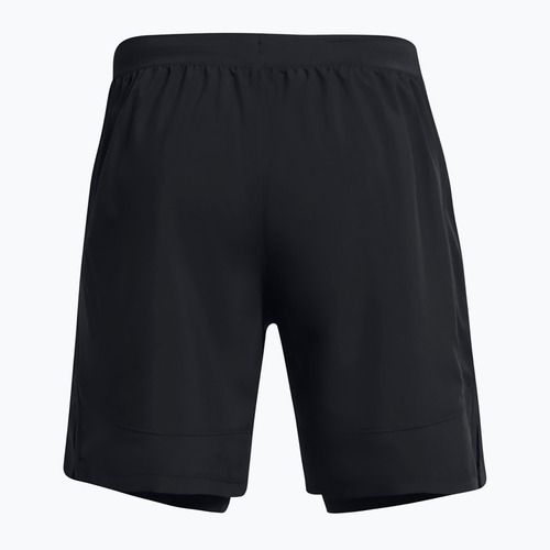 Pánské běžecké šortky Under Armour Launch 7" 2IN1 black/black/reflective