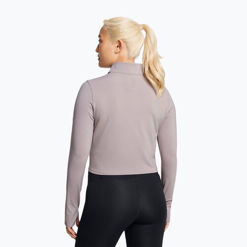 Dámské běžecké tričko longsleeve Under Armour Launch Elite Half Zip tetra gray/reflective