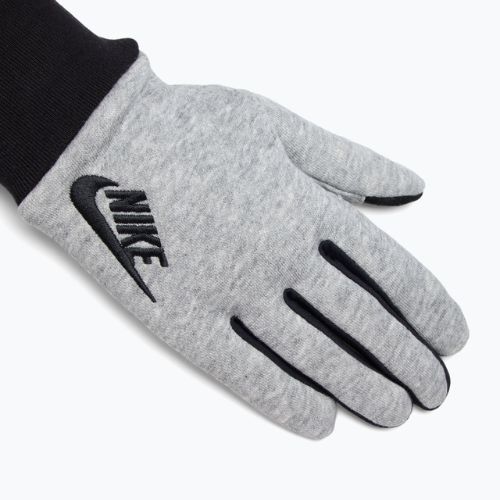 Pánské běžecké rukavice Nike Club Fleece 2.0 grey heather/black/black