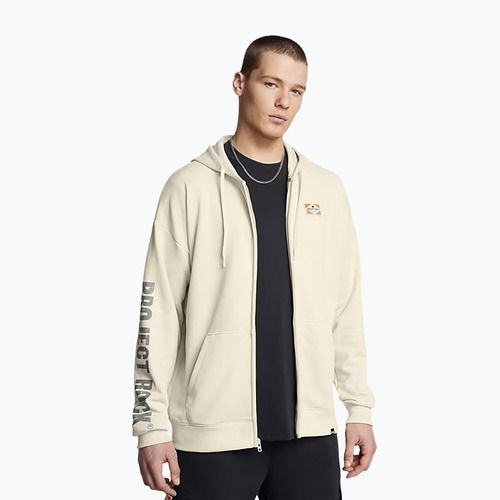 Pánská mikina Under Armour Project Rock HWT Full Zip silt/clay green