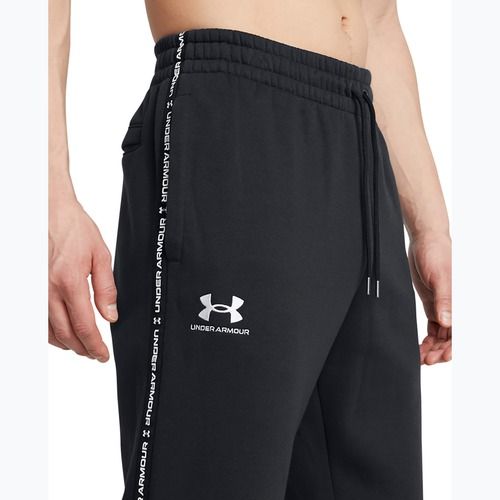 Pánské kalhoty  Under Armour Icon Fleece Jgr black/white