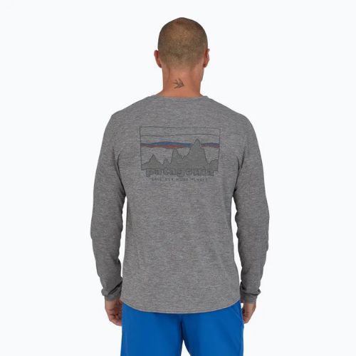 Pánské tričko Patagonia Cap Cool Daily Graphic 73 Longsleeve skyline/feather grey 