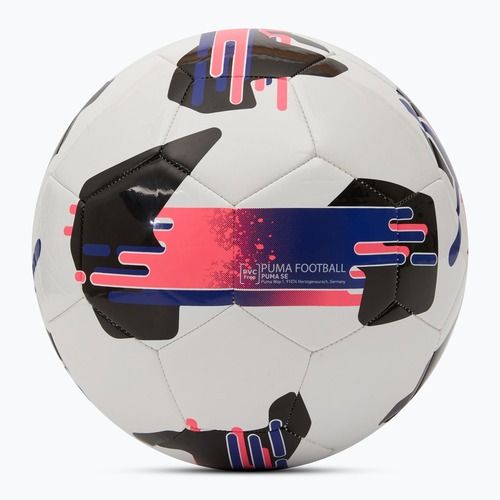 Fotbalový míč PUMA Orbit 6 MS fotbal puma white/lapis lazuli/sunset glow velikost 5