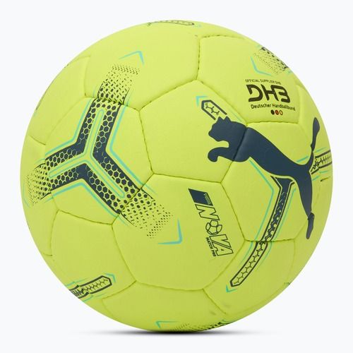 Míč na házenou PUMA Nova Match Pro fizzy apple/grey skies rozměr 3
