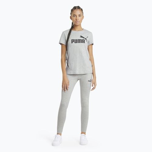 Dámské tričko PUMA ESS Logo light grey heather
