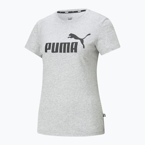 Dámské tričko PUMA ESS Logo light grey heather
