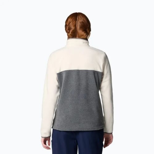 Dámská mikina  Columbia Benton Springs 1/2 Snap city grey heather / chelk