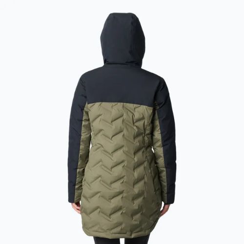 Dámský péřový kabát Columbia Mountain Croo III Mid stone green/black