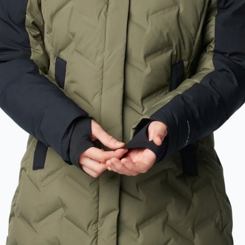 Dámský péřový kabát Columbia Mountain Croo III Mid stone green/black