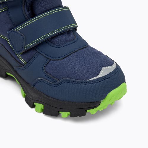 Dětské sněhule KADVA Snowey Mid WaterProof modro/zelené