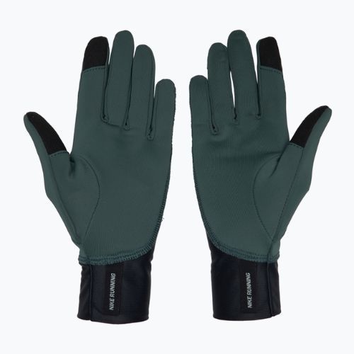 Dámské běžecké rukavice Nike Pacer Midweight RG vintage green/black/silver