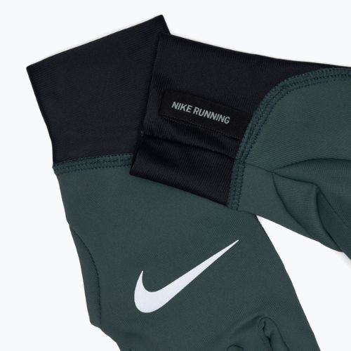 Dámské běžecké rukavice Nike Pacer Midweight RG vintage green/black/silver