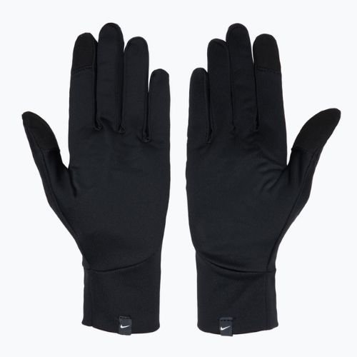 Pánské běžecké rukavice Nike Pacer Lightweight RG black/black/silver