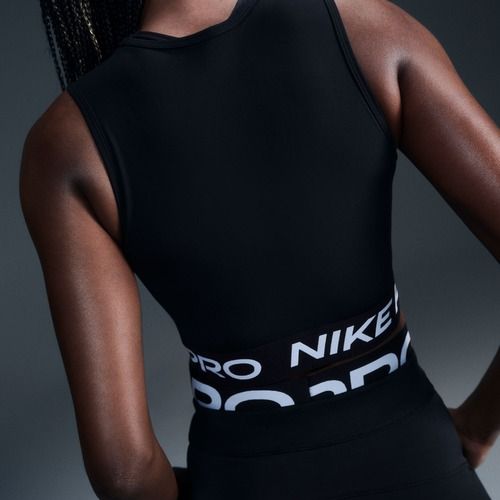 Dámské fitness tílko tank top Nike Pro Dri-Fit black/white