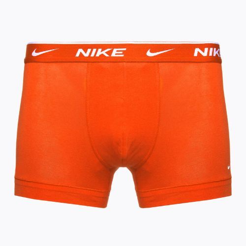 Pánské boxerky Nike Everyday Cotton Stretch Trunk 3 páry team orange/uni red/black