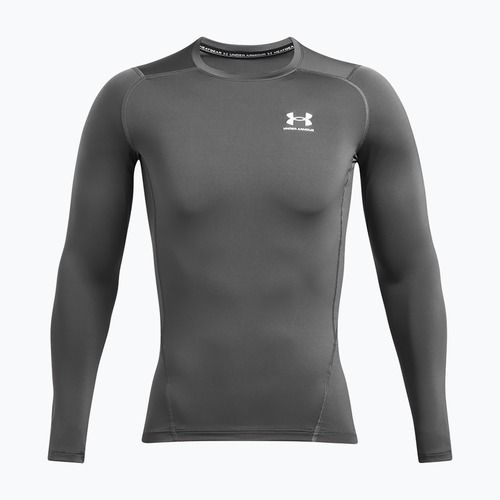 Pánské  tričko longsleeve  Under Armour Heat Gear Armour Comp castlerock/white