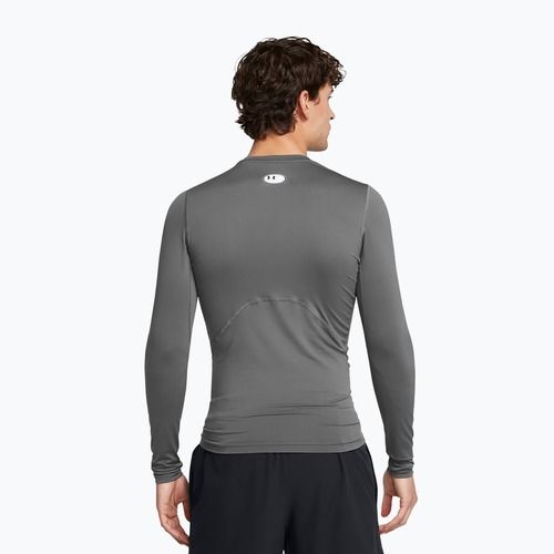 Pánské  tričko longsleeve  Under Armour Heat Gear Armour Comp castlerock/white