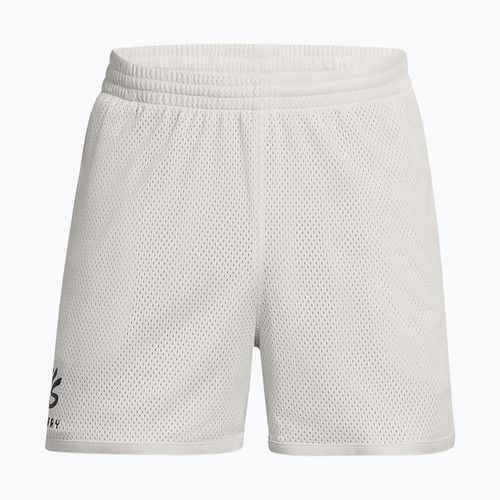 Pánské basketbalové šortky Under Armour Curry Splash Short white clay/black