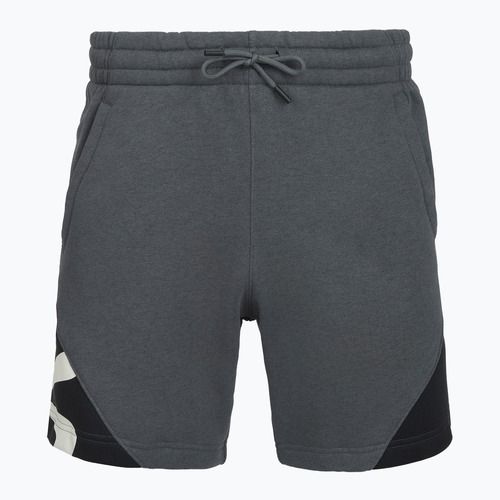 Pánské šortky Under Armour Curry Splash Fleece Short castlerock full heather/black/white clay