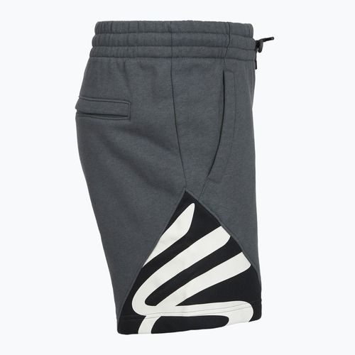 Pánské šortky Under Armour Curry Splash Fleece Short castlerock full heather/black/white clay