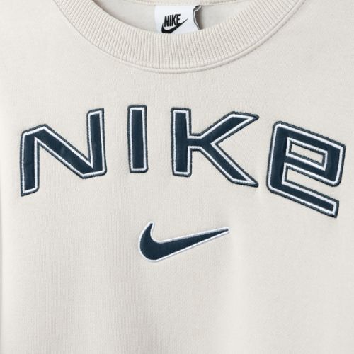 Dámská mikina Nike Sportswear Phoenix Fleece light orewood brn/white/armory navy