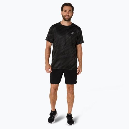 Pánské běžecké tričko ASICS Core All Over Print SS Top performance black