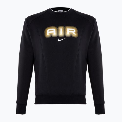 Pánská mikina Nike Sportstwear Air Crew-Neck black/metallic gold