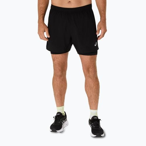 Pánské běžecké kraťasy ASICS Core 2N1 5IN performance black/performance black