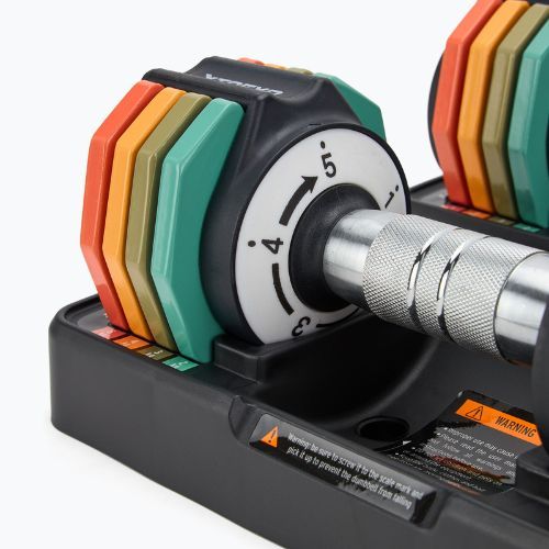 Nastavitelná sada činek XTREXO 2 x 5 kg multicolor