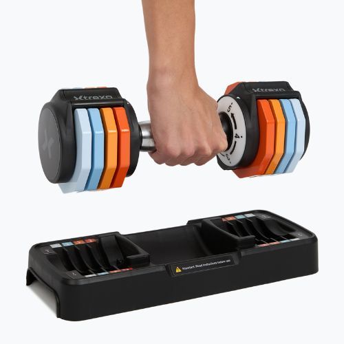Nastavitelná sada činek XTREXO 2 x 5 kg multicolor