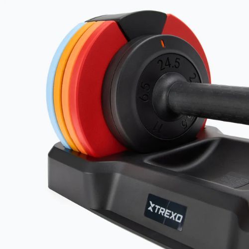 Nakládací činka XTREXO 25 kg multicolor
