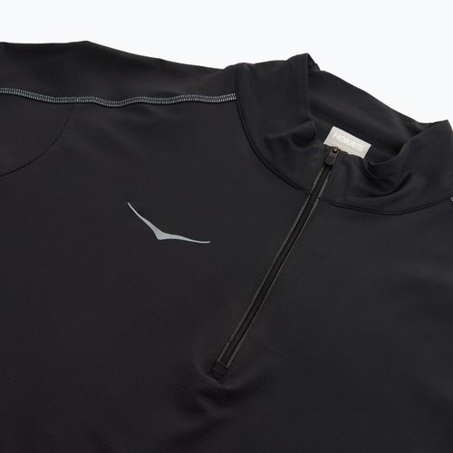 Pánská běžecká mikina HOKA GlideTech Quarter Zip black