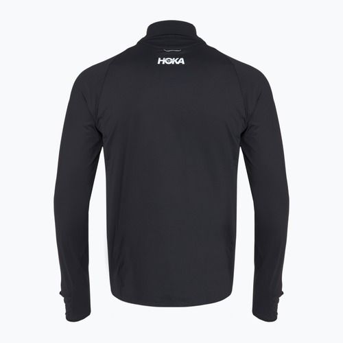 Pánská běžecká mikina HOKA GlideTech Quarter Zip black