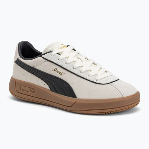 Dámské boty PUMA Club Klassika Suede warm white/puma black/puma gold