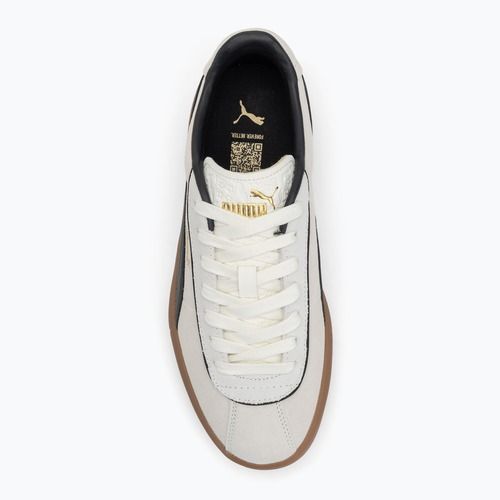 Dámské boty PUMA Club Klassika Suede warm white/puma black/puma gold