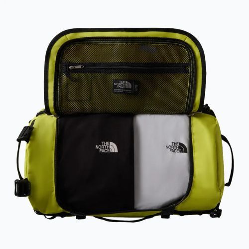 Cestovní taška  The North Face Base Camp Duffel S 50 l sulphur spring green/tnf black