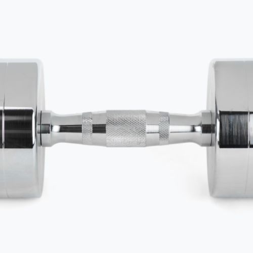 Chromované činky XTREXO 2x12 kg silver