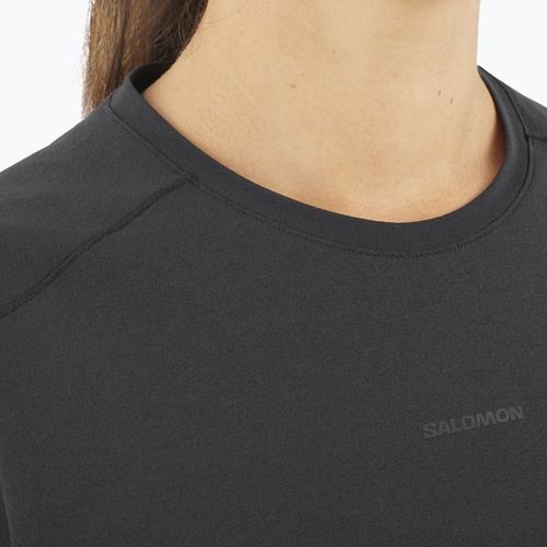 Dámské tričko Salomon Trackline Tee SS deep black