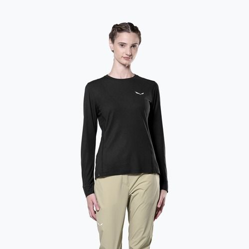 Dámské trekingové tričko Longsleeve Salewa Puez Dry black out