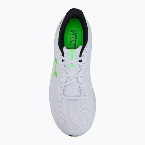 Pánské běžecké boty Under Armour Charged Pursuit 4 white/black/hyper green