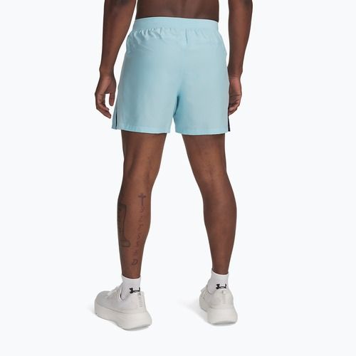 Pánské běžecké šortky Under Armour Launch 5" stream / midnight navy / reflective