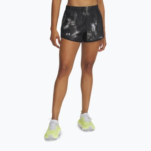 Dámské běžecké šortky Under Armour Fly By 3" Printed black / reflective