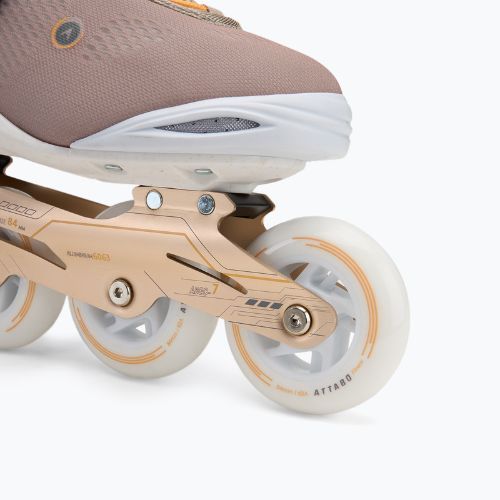 Dámské kolečkové brusle ATTABO Luna fitness beige