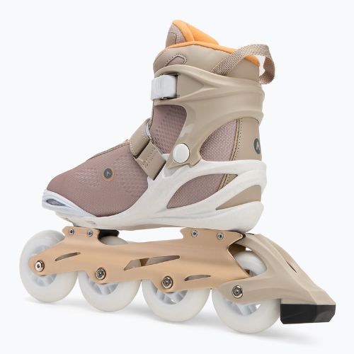 Dámské kolečkové brusle ATTABO Luna fitness beige