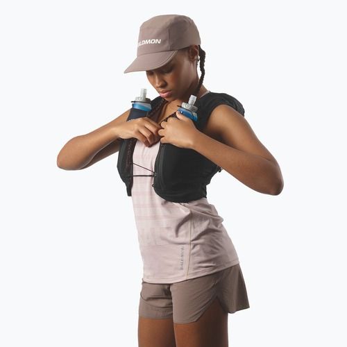 Dámská běžecká vesta Salomon ADV SKIN 12 Set black/asphalt new