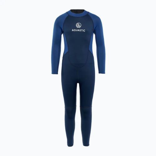 Dětský neopren  AQUASTIC Wavey LG Jrb 2 mm navy/blue
