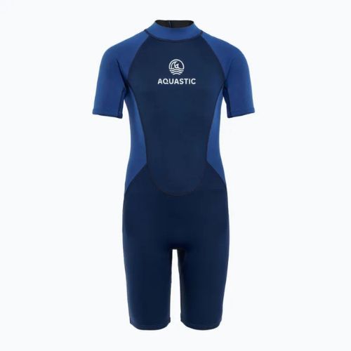 Dětský neopren AQUASTIC Wavey Jrb 2 mm navy/blue