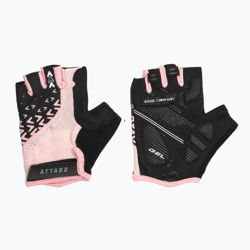 Dámské cyklistické rukavice ATTABO Vito WMNS gel shock proof pink/black